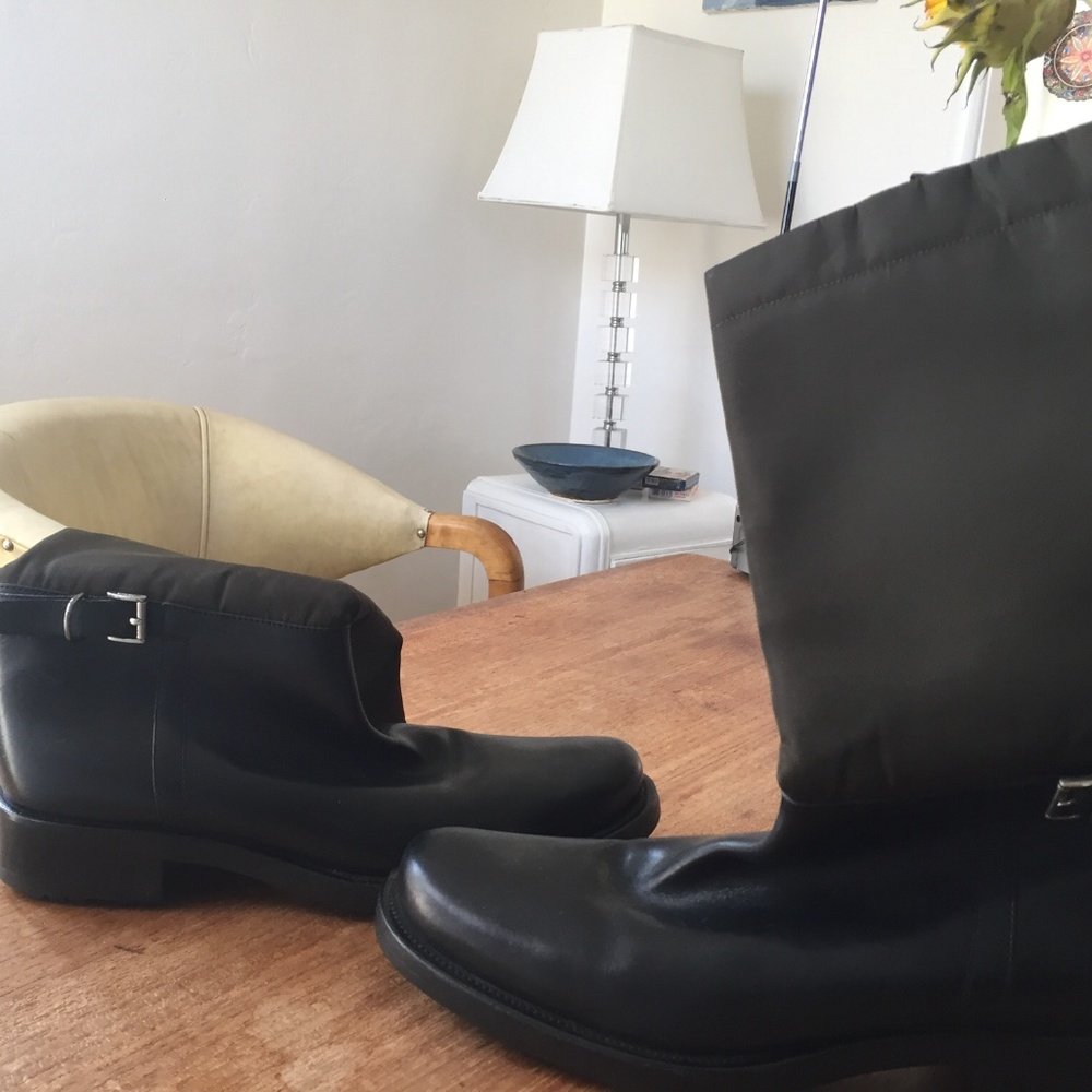 PRADA (authentic) mid-shin boots